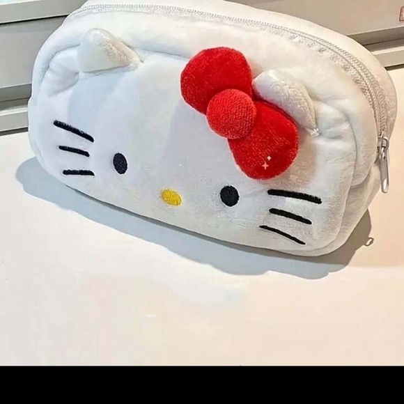 Hello Kitty Other - Hello Kitty White and Red pencil bag for kids new